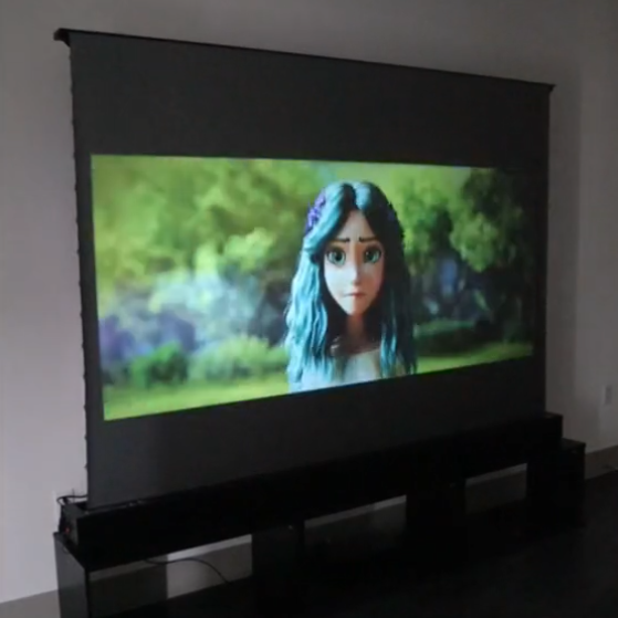 Tela Projetor de TV Retrátil 4K/8K UHD