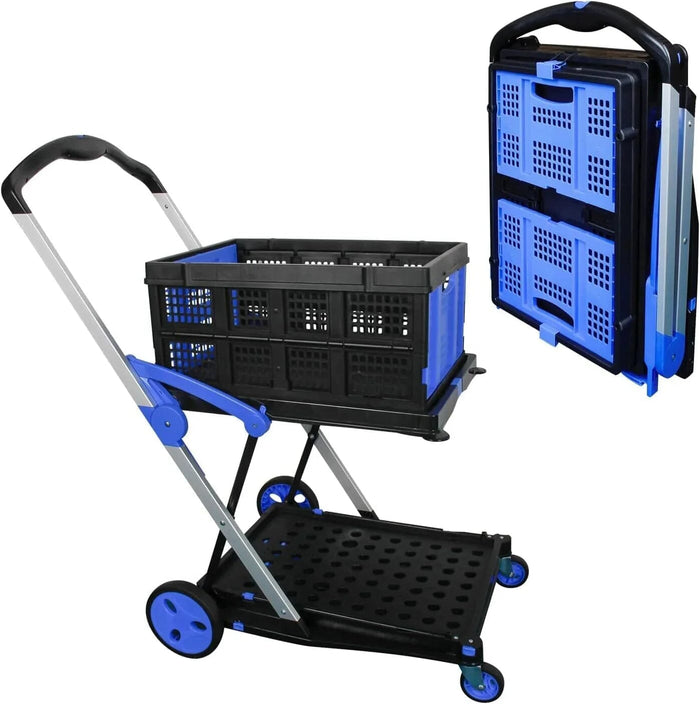 Carrinho de Compras Dobrável e Portátil - CompactMarket