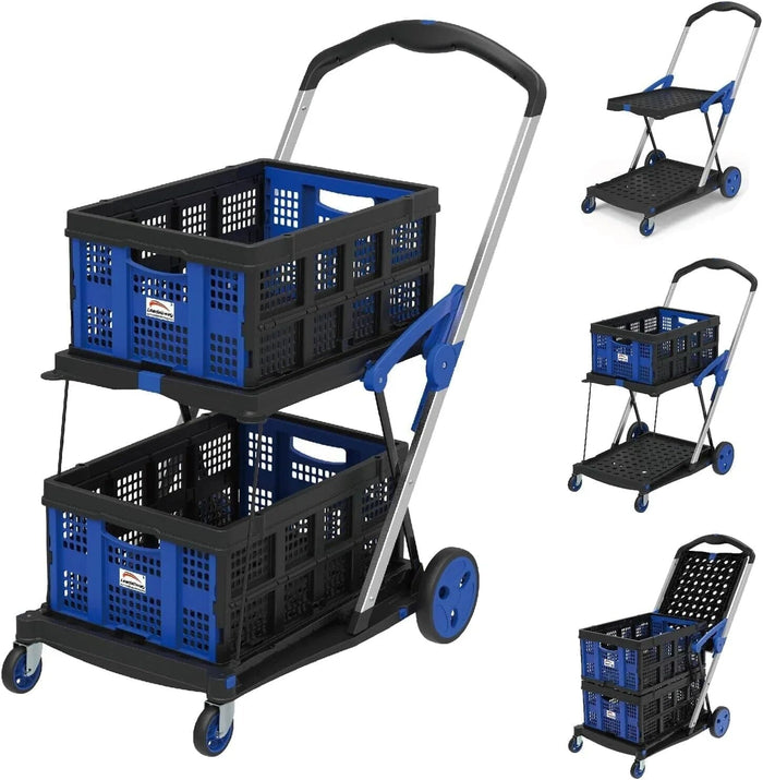 Carrinho de Compras Dobrável e Portátil - CompactMarket